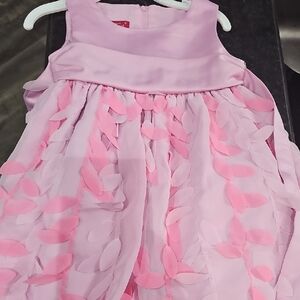Charming Pink Petal Dress for Girls